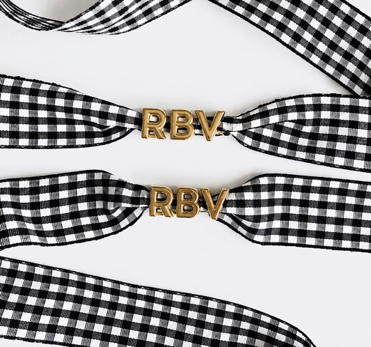 Custom Gingham Shoe Laces *PRE ORDER*