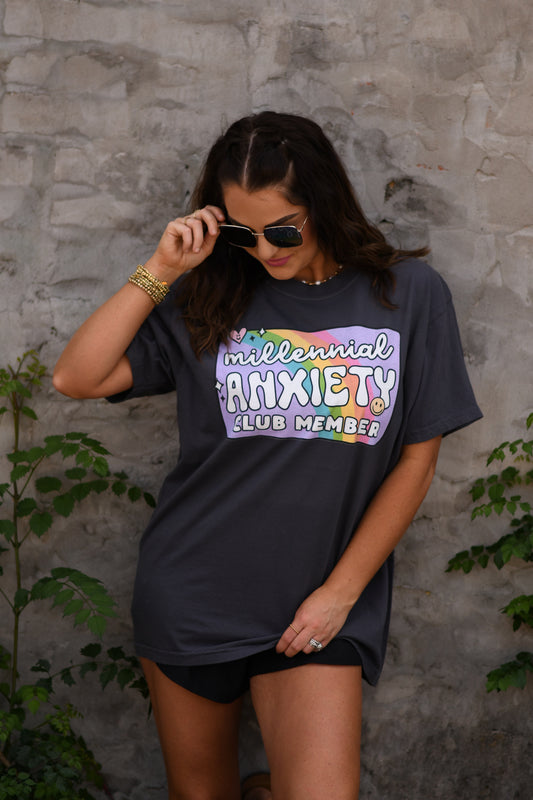 Millennial Anxiety Club Member Tee