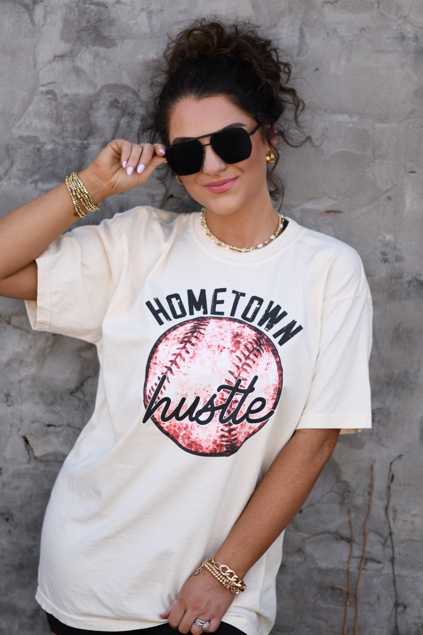 Baseball Hometown Hustle Tee