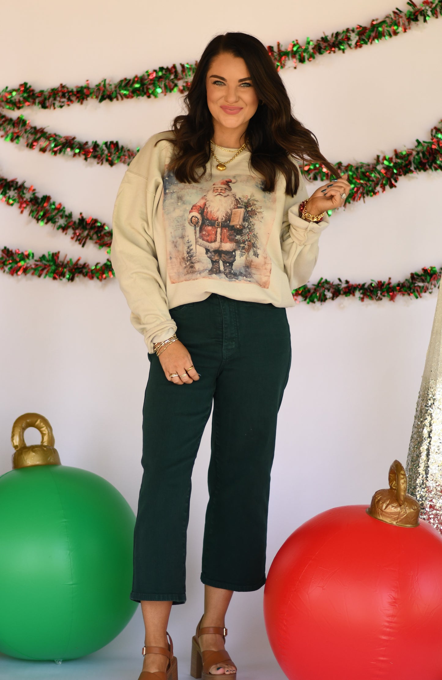 Vintage Santa Sweatshirt