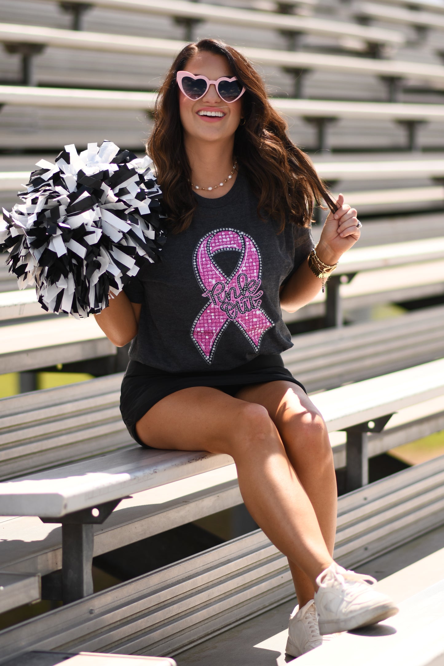 Pink Out Disco Ribbon Tee
