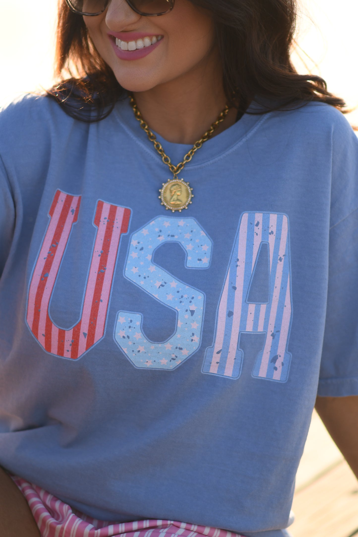 USA Stripes Tee