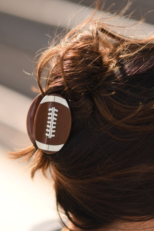 *RTS* Football Hair Clips