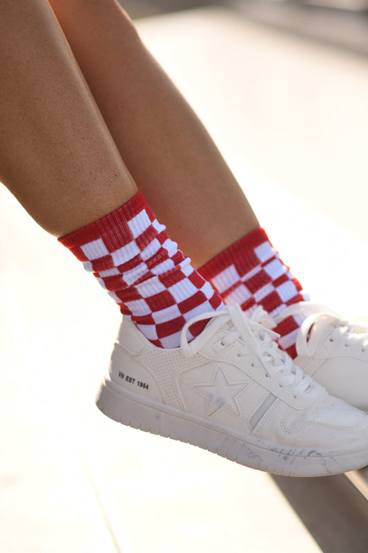 *RTS* RED GAME DAY SOCKS