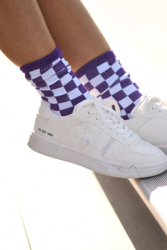 *RTS* PURPLE GAME DAY SOCKS