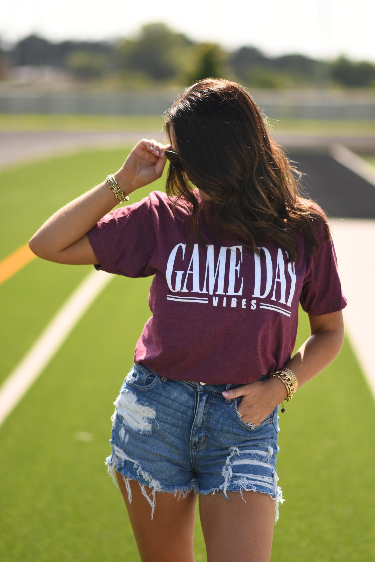 RTS Maroon Game Day Vibes Tee