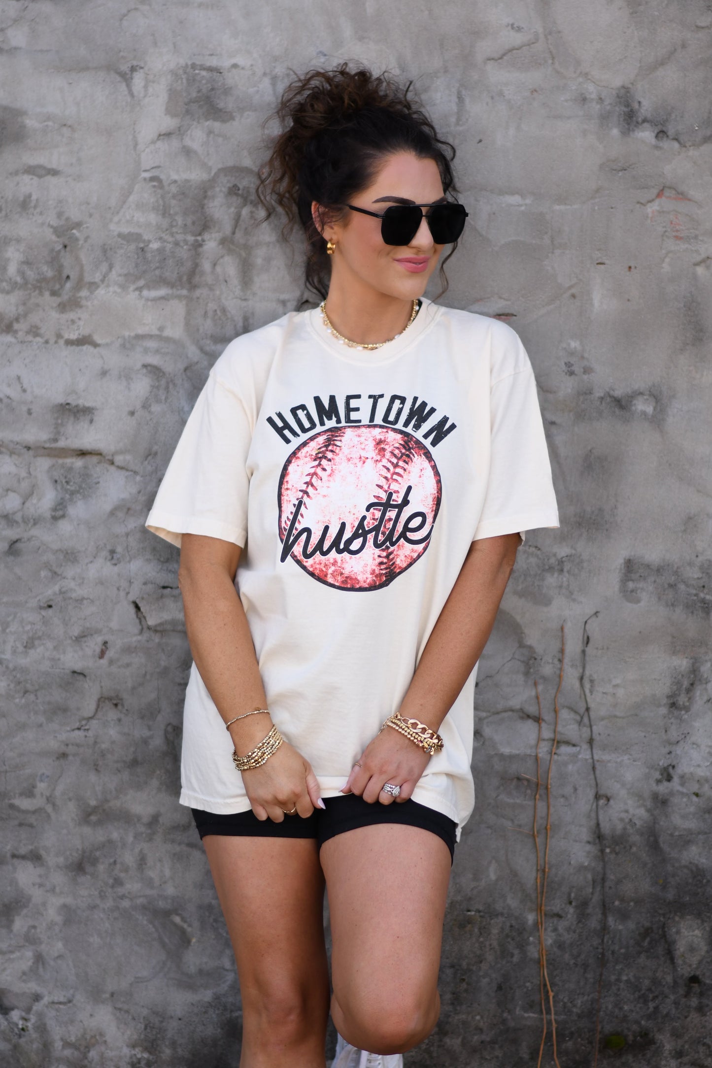 Baseball Hometown Hustle Tee