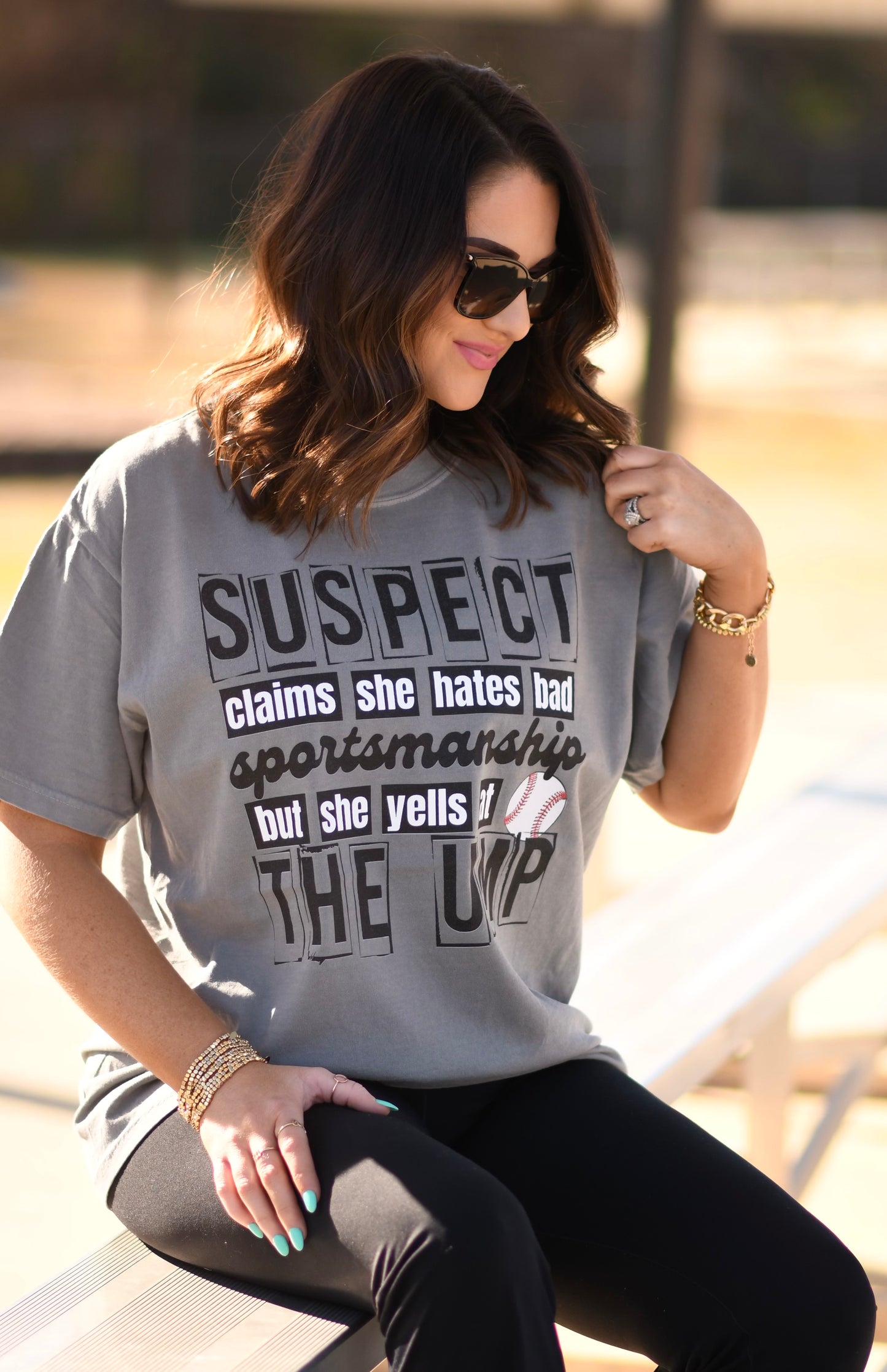 Suspect Claims She Hates Bad Sportsmanship Tee