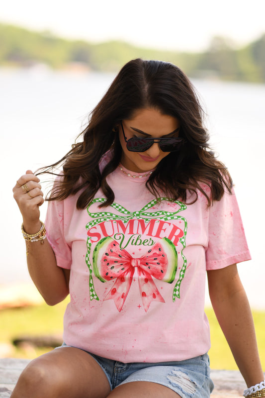 Summer Vibes Watermelon Tee
