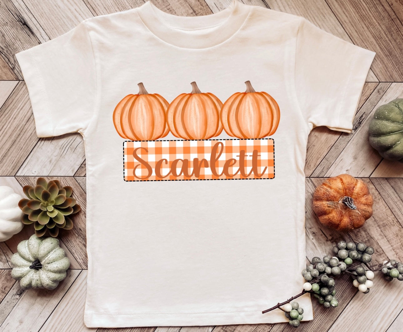 Custom Kids Pumpkin Tee