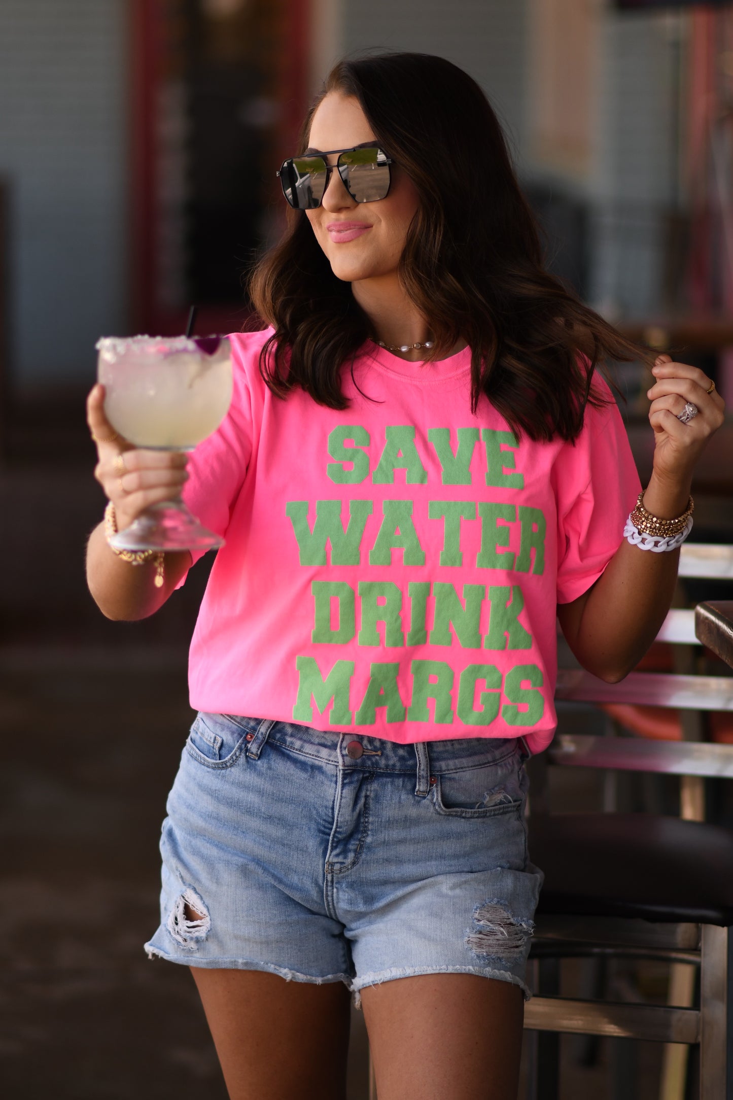 RTS Save Water Drink Margs Tee