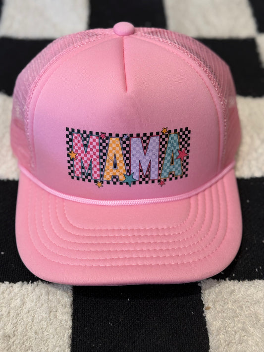 **SALE** Mama checkered hat