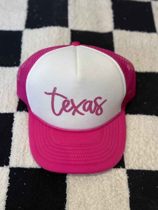 **SALE** Pink and white Texas hat