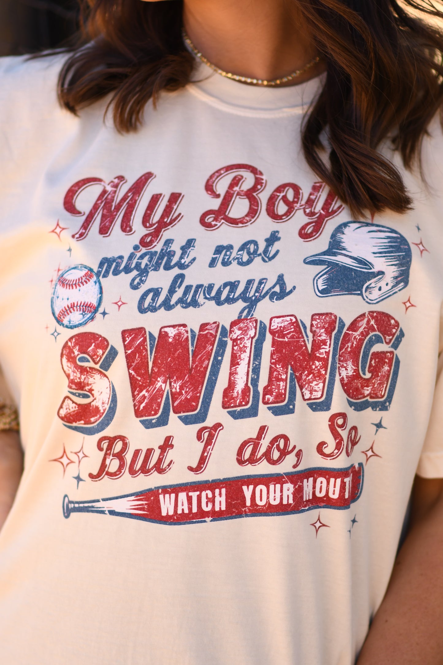 My Boy Might Not Always Swing Tee