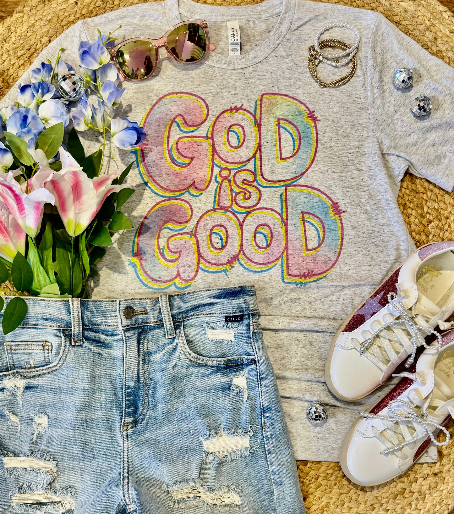 God Is Good Tie Dye Tee