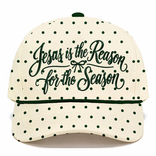 Jesus Is The Reason Polka Dot Hat