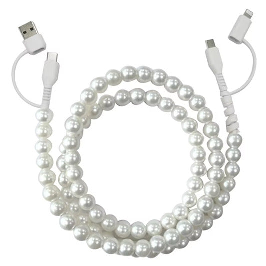 Pearl Combo Beaded Cell Phone Charger *PRE ORDER*