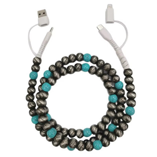 Western Combo Beaded Cell Phone Charger *PRE ORDER*