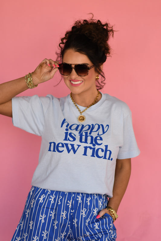 RTS Happy Is The New Rich Tee