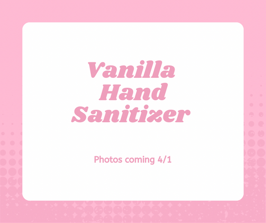 Vanilla Hand Sanitizer Spray *Pre Order*