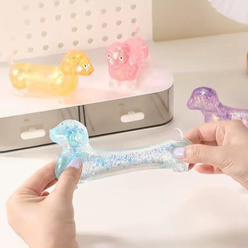 Glitter Weenie Dog Squishy *May 11-15 Shipment*