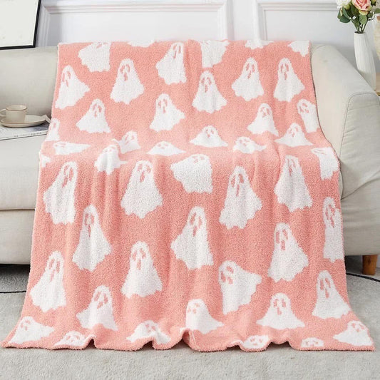 RTS Peach Ghost Cloud Blanket