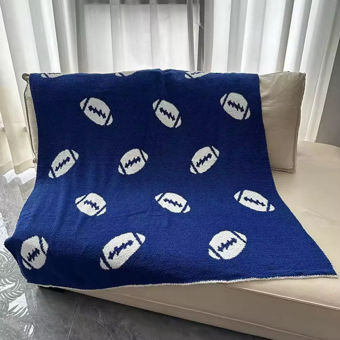 RTS Blue Football Cloud Blanket
