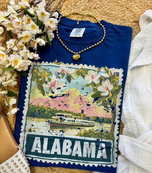 Alabama State Stamp Tee